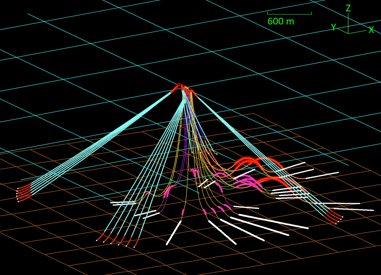 Numerical model connecting a floating offshore structure and its mooring system